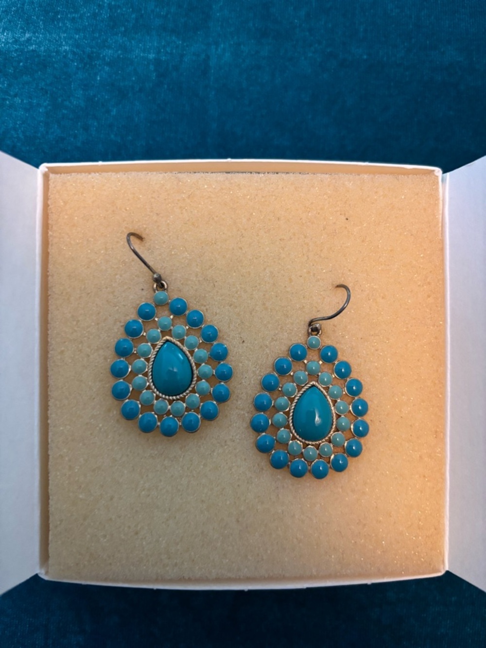 Stella & Dot Charlize Teardrop earrings with original box - Picture 2 of 7